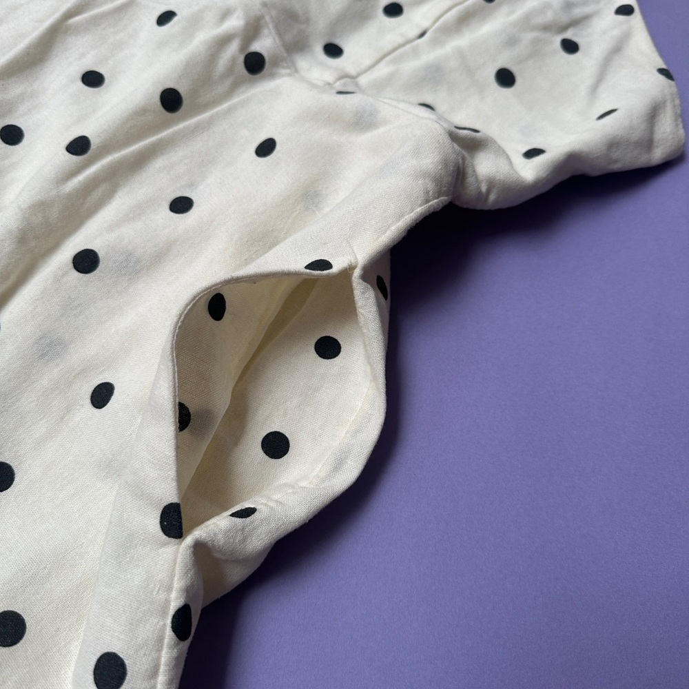 White Polka Dot Dress - Picture 3 of 6